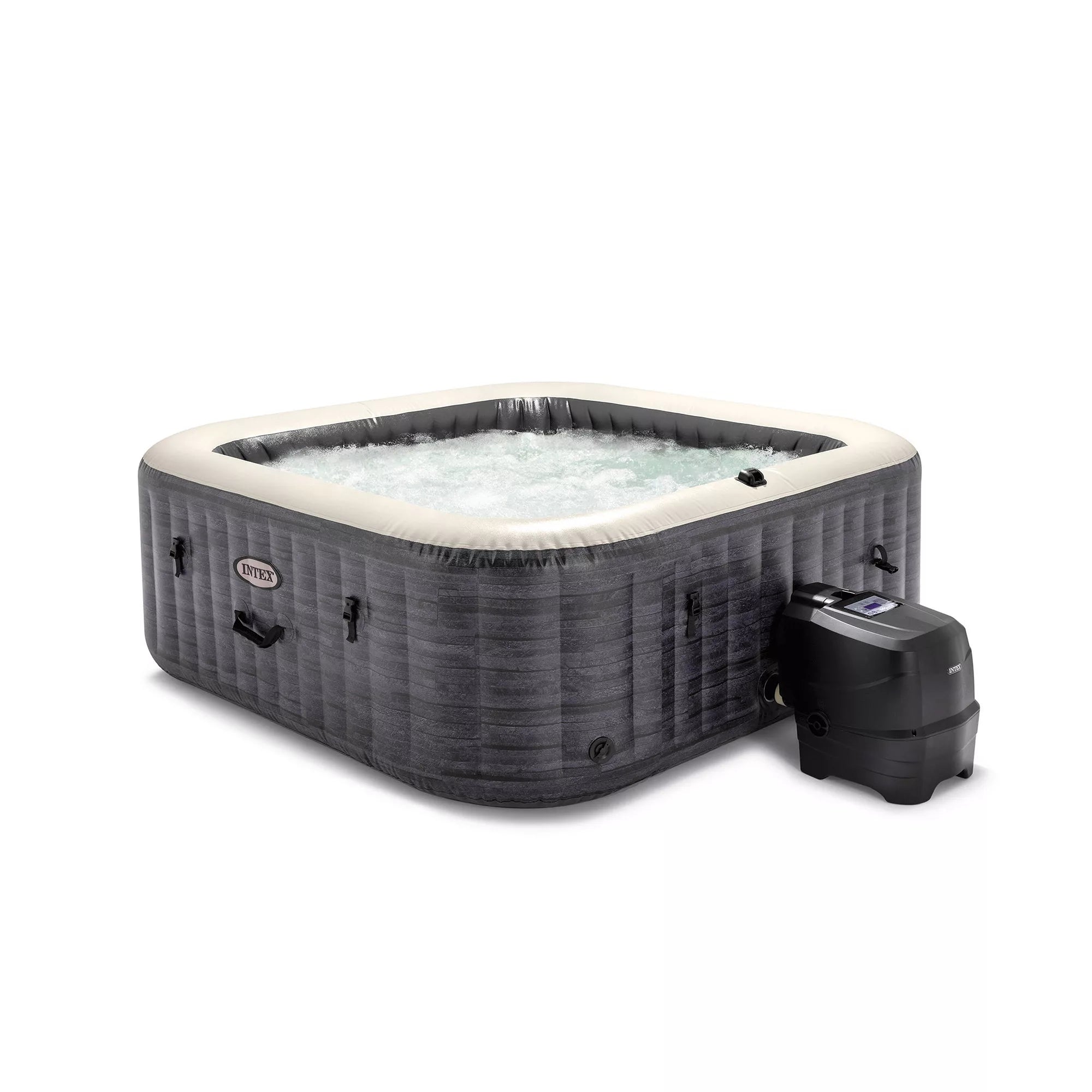 Intex Spa Idromassaggio Greystone Deluxe - 196x196x71cm Grigio