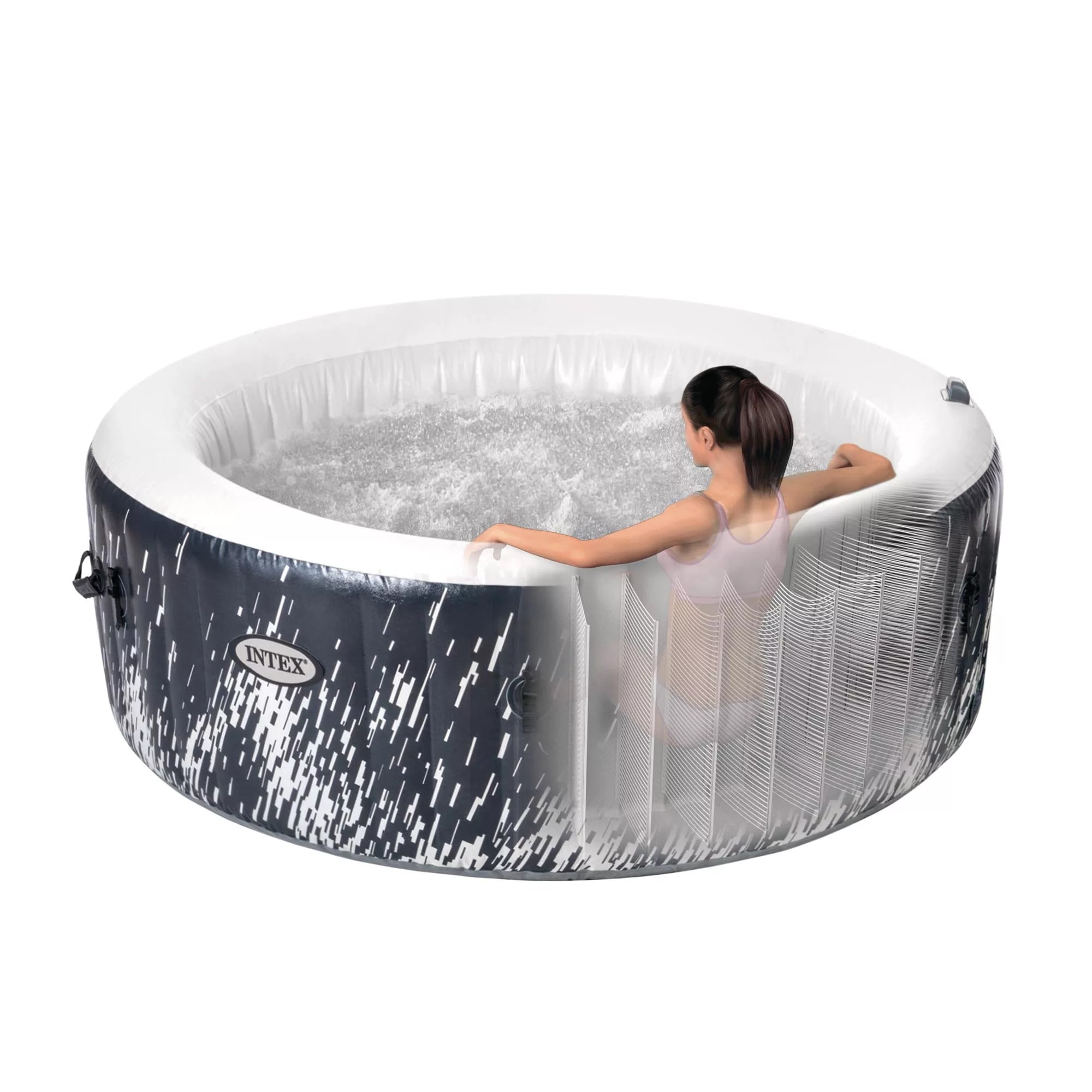 Intex PureSpa Bubble Idromassaggio Glow Deluxe 196x71 cm - 28494NP