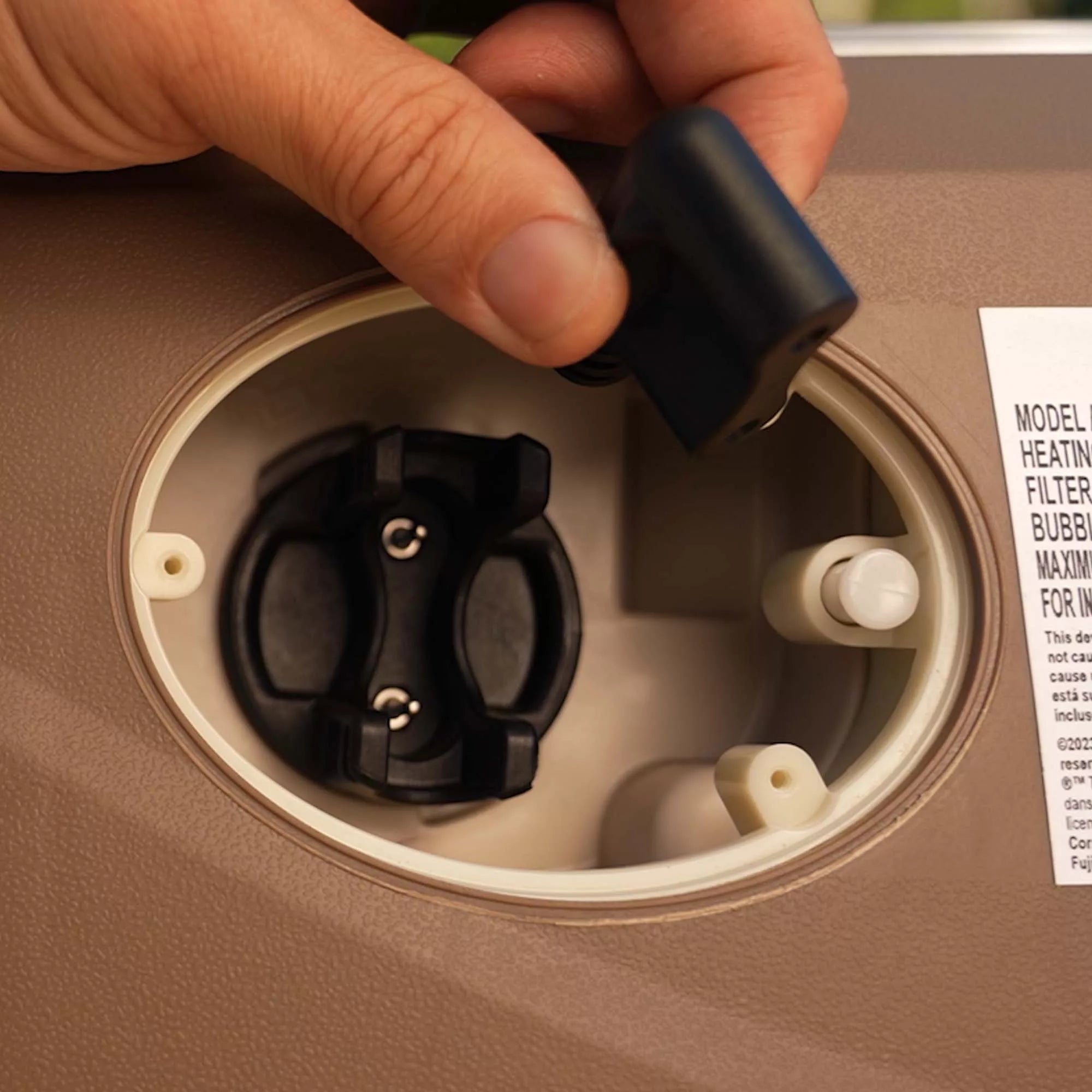 INTEX Salzwasser-Umrüstsatz für PureSpa Schwarz