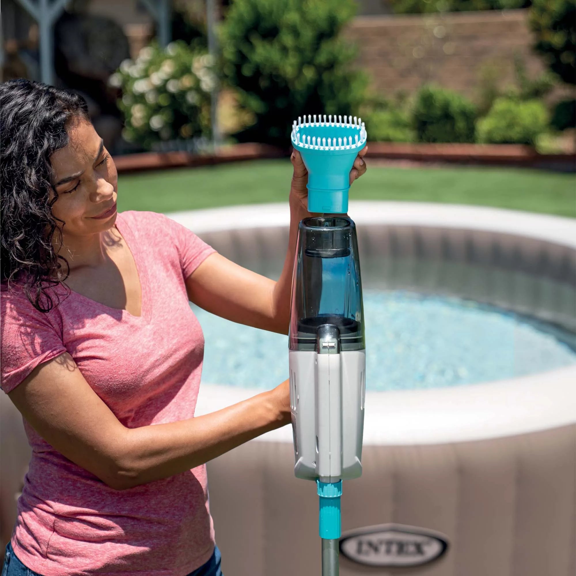Intex Aspirapolvere Vacuum Ricaricabile ZR100 per Piscine e Spa 28626