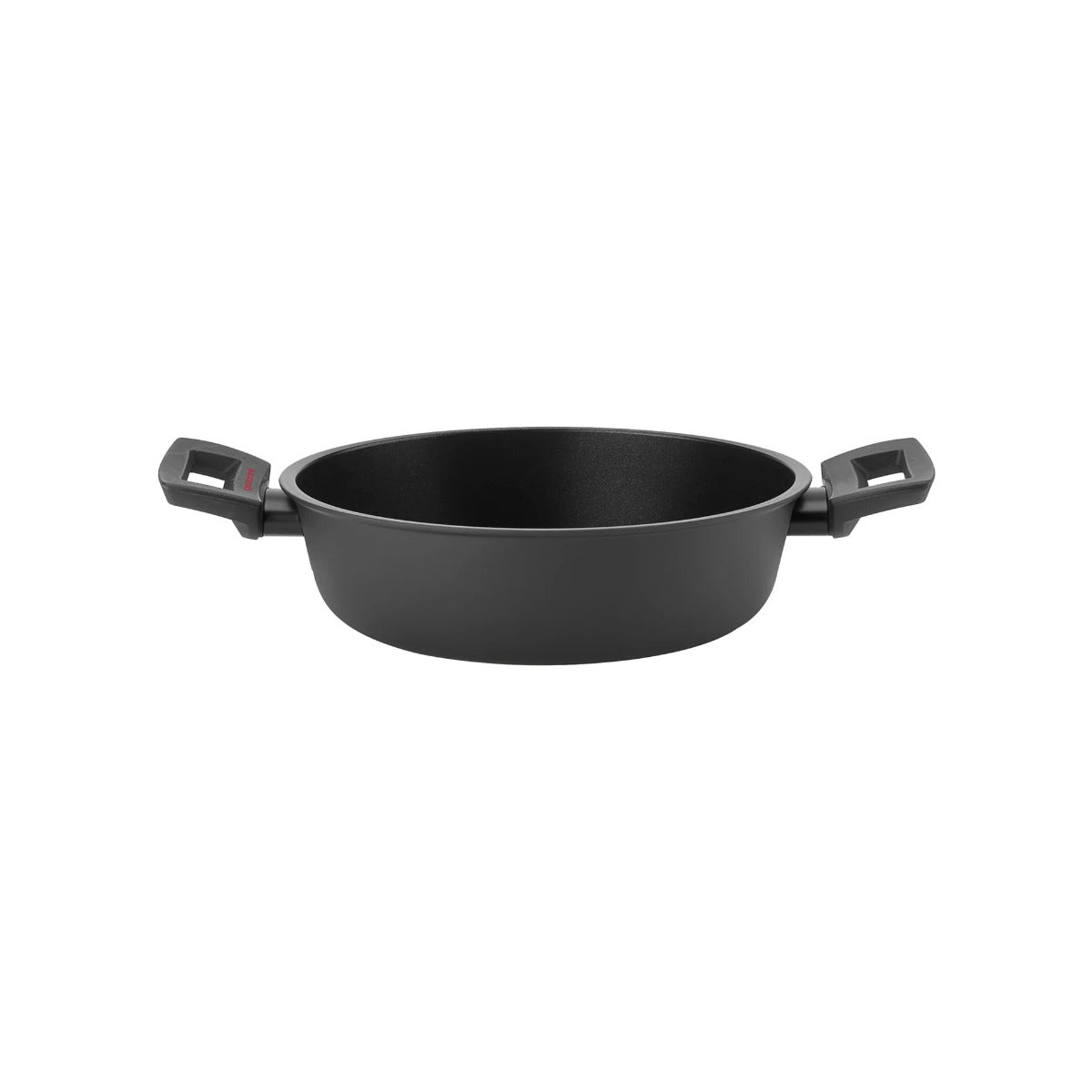 PENTOLA TEGAME "COOK&PLUS" CON DOPPI MANICI ⌀28 CM NERA