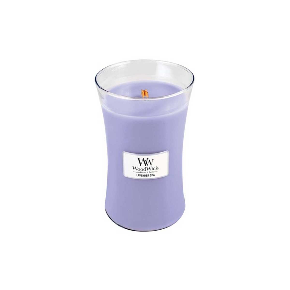 CANDELA CLESSIDRA GRANDE LARGE JAR LAVENDER SPA