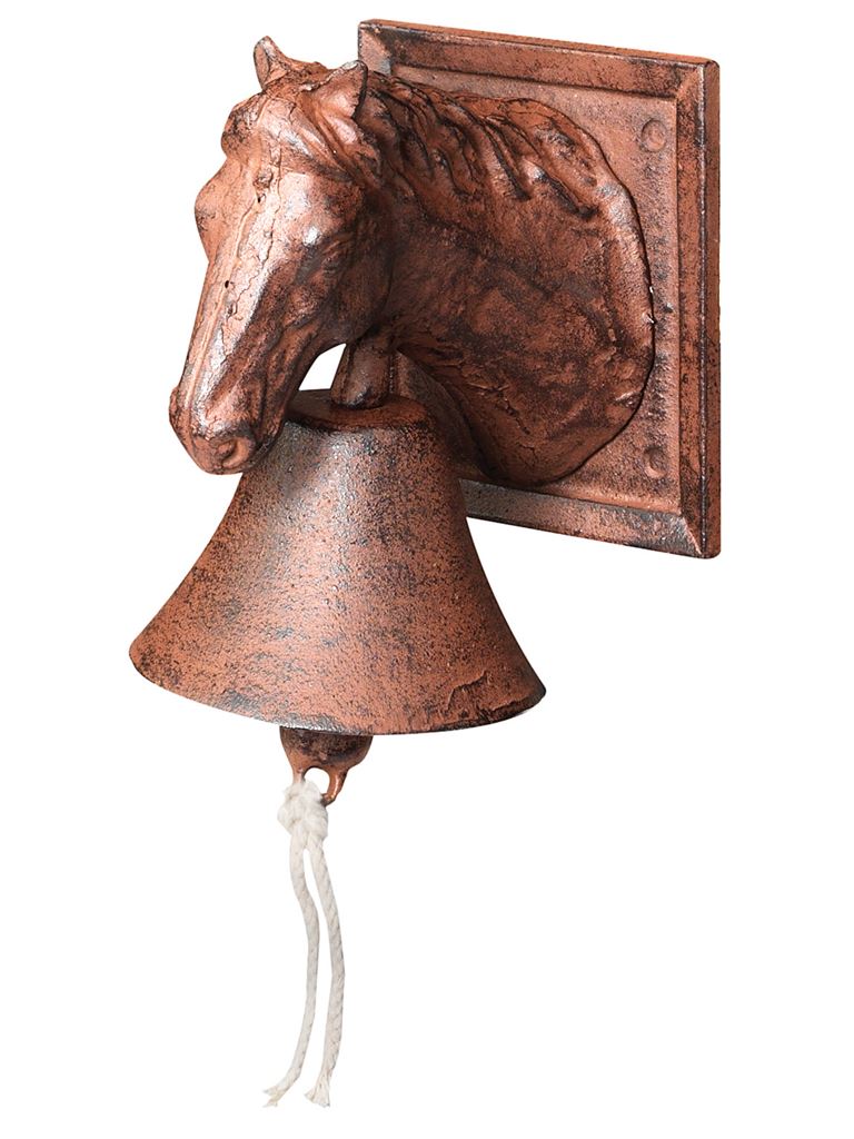 CAMPANA CON DECORAZIONE CAVALLO 12,2X16,6X18,5 CM