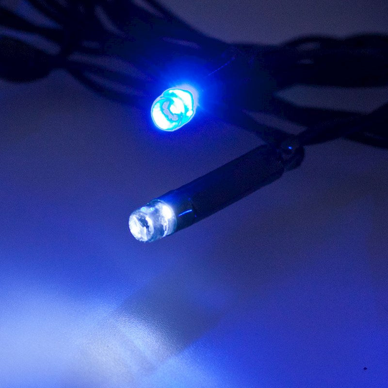 CATENA CON 20 LED BLU