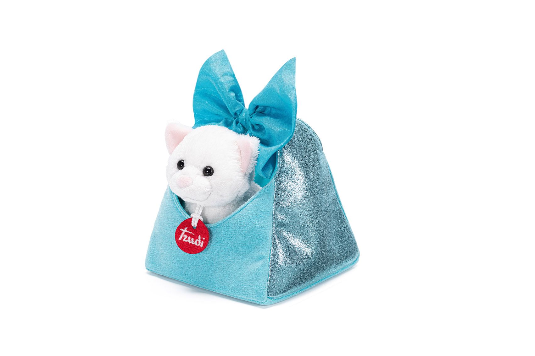 Peluche Trudi Gattino Borsa Fiocco XS