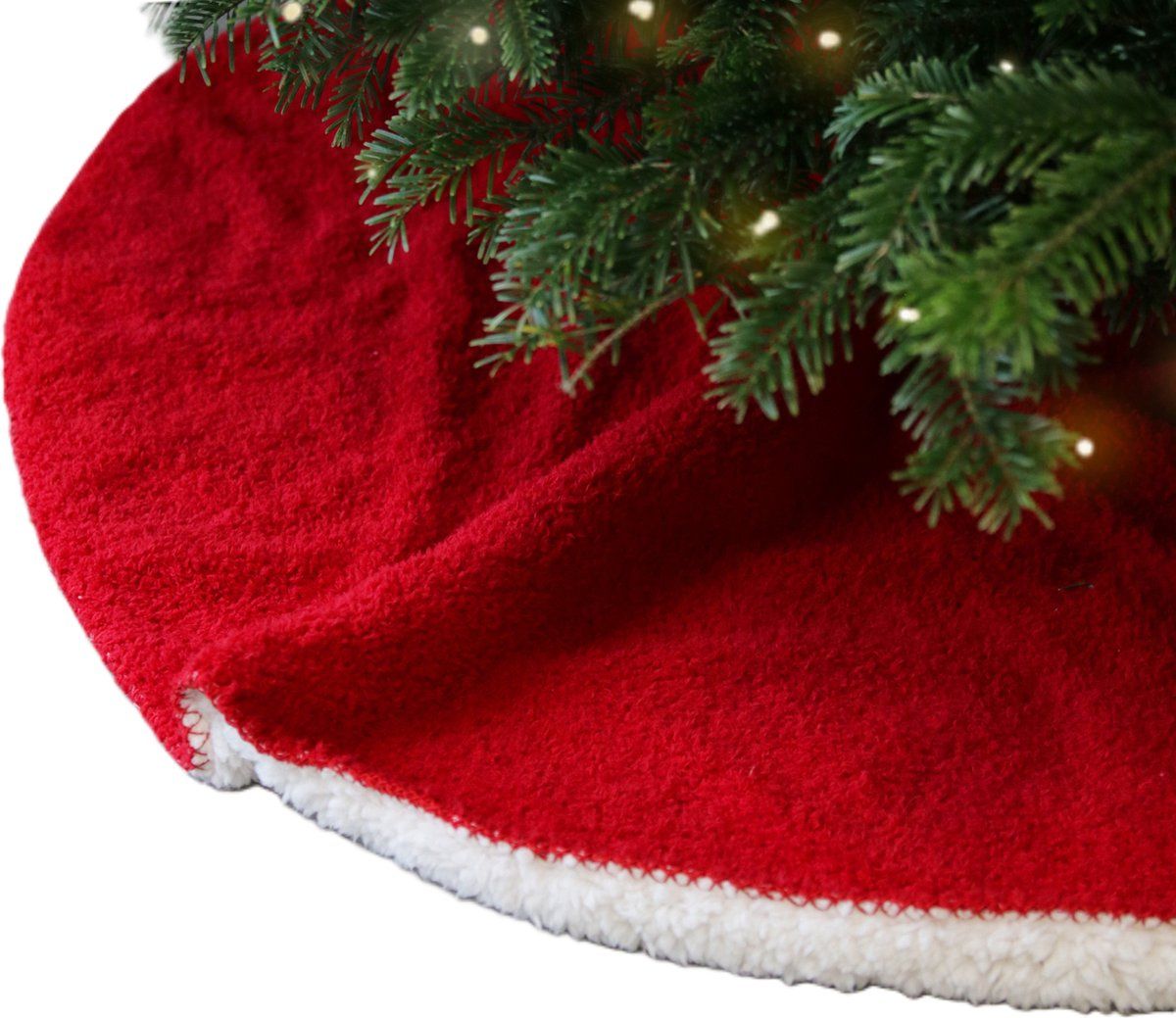 Gonna per Albero Hanna 90cm Rosso