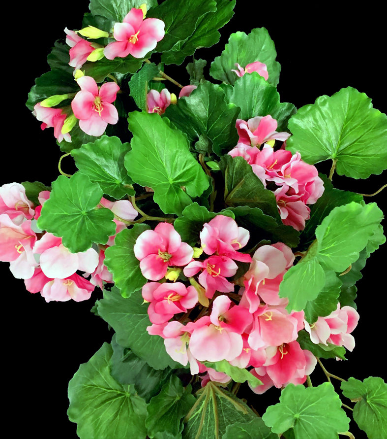 3 MAZZI ARTIFICIALI GERANI PER COMPOSIZIONI COLORE A SCELTA 40CM