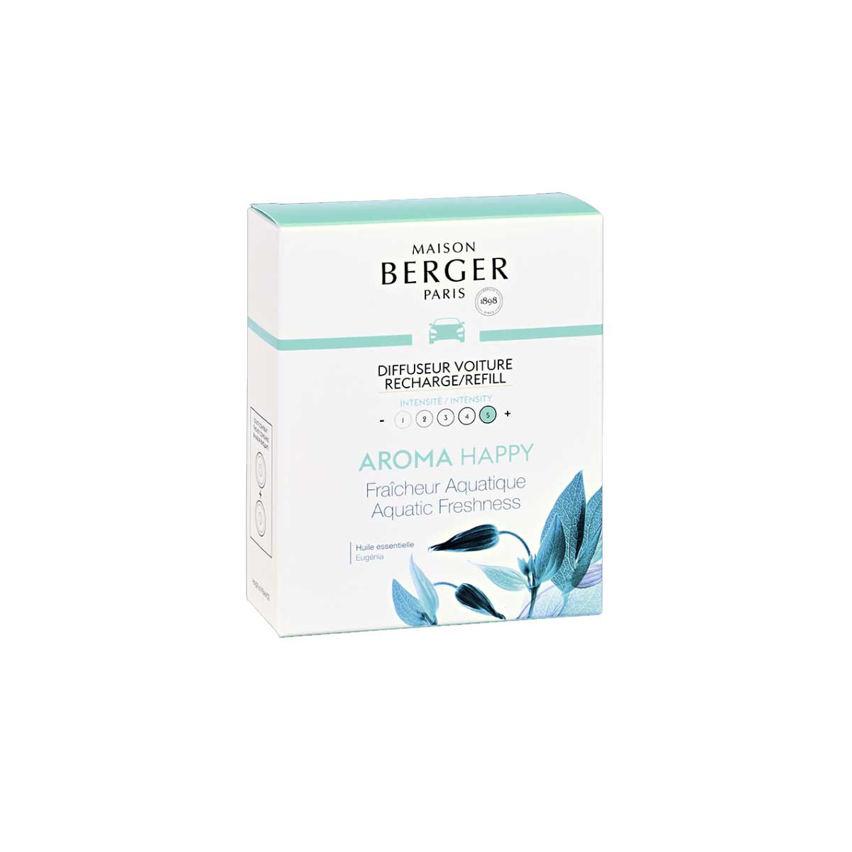 LAMPE BERGER RICARICA DIFFUSORE PER AUTO 2PZ AROMA HAPPY