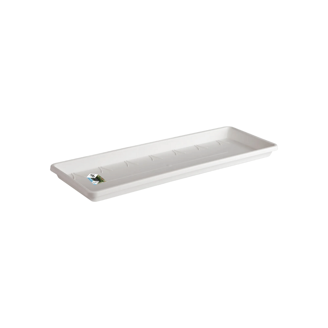FIORIERA BARCELONA TROUGH SAUCER 90CM WHITE