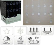 Tenda luminosa a LED con stelle, 235 LED, 120x120 cm, luce bianco freddo