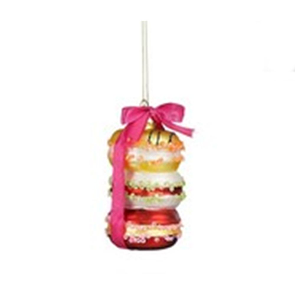Pendente Macaron H.9 D.5 cm Rosso