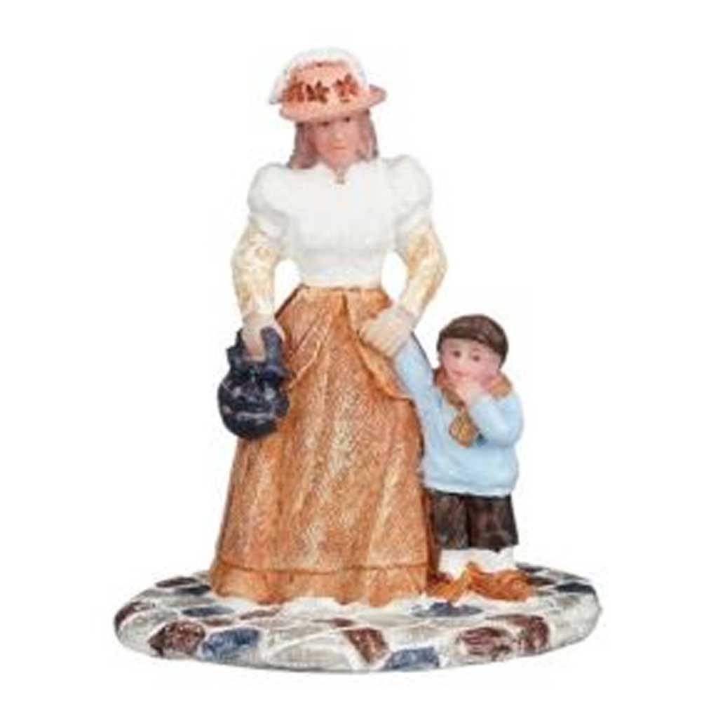 MADRE CON BAMBINO - MOTHER WALKING WITH SON