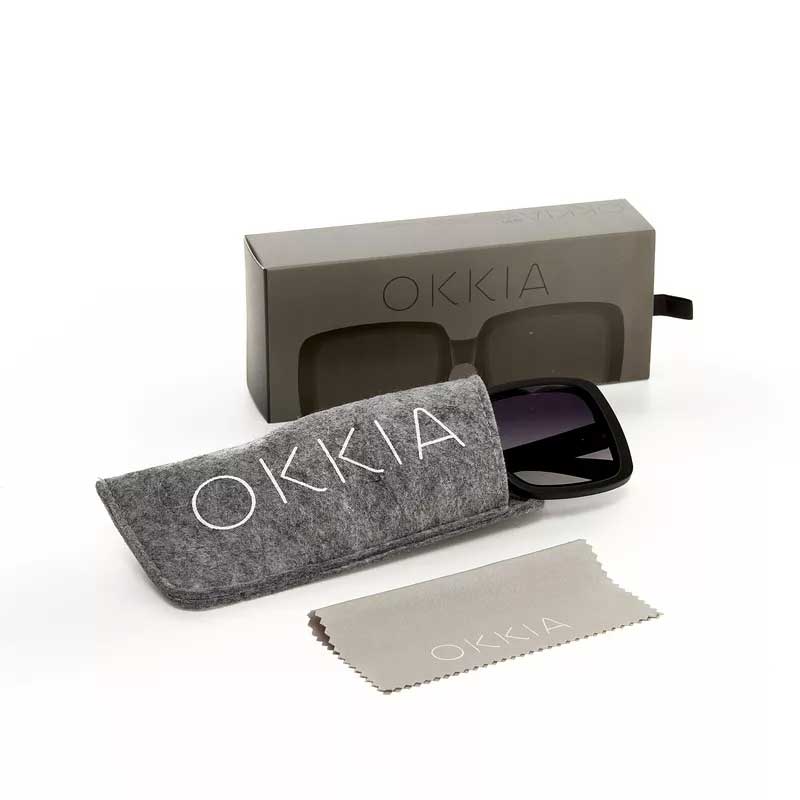 OCCHIALE DA SOLE ALESSIA NERO OKKIA