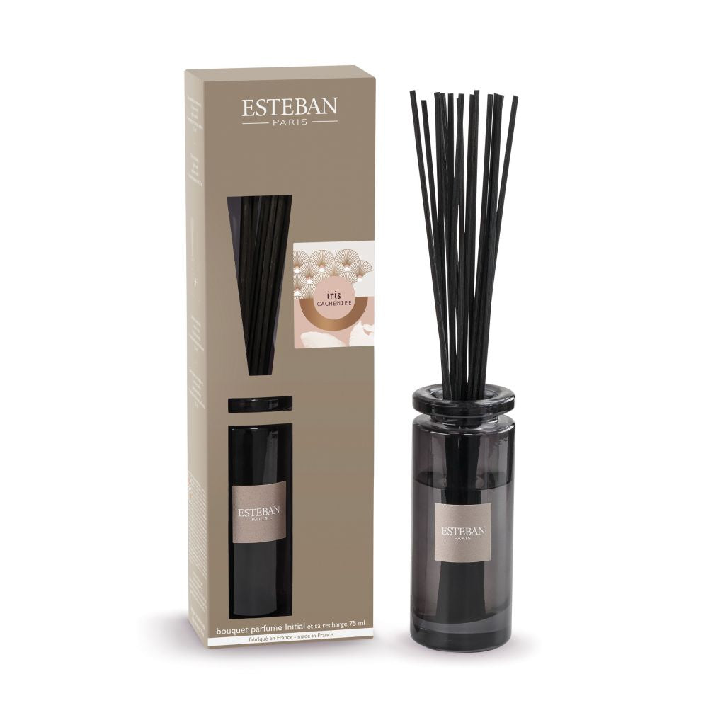 DIFFUSORE A BASTONCINO E RICARICA 75ML IRIS CASHMERE