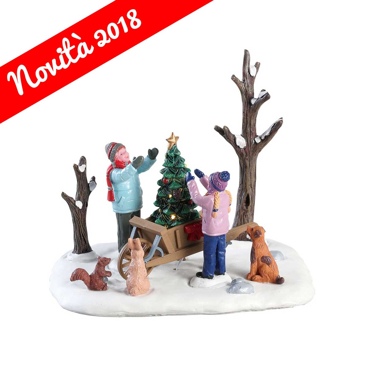 ALBERO SU CARRIOLA -WHEELBARROW TREE