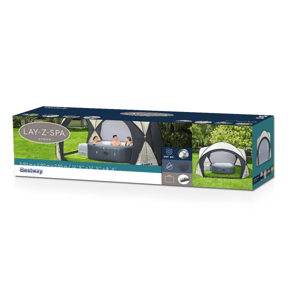 GAZEBO PER LAY-Z-SPA E PISCINE 390X390X255 CM BESTWAY 60305