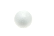 SFERA NATALIZIA 15CM PER DECOUPAGE BIANCA