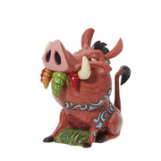 Mini Pumbaa Statuetta 7 cm Marrone Blu Disney Traditions