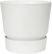 VASO GREENVILLE ROUND 16CM WHITE