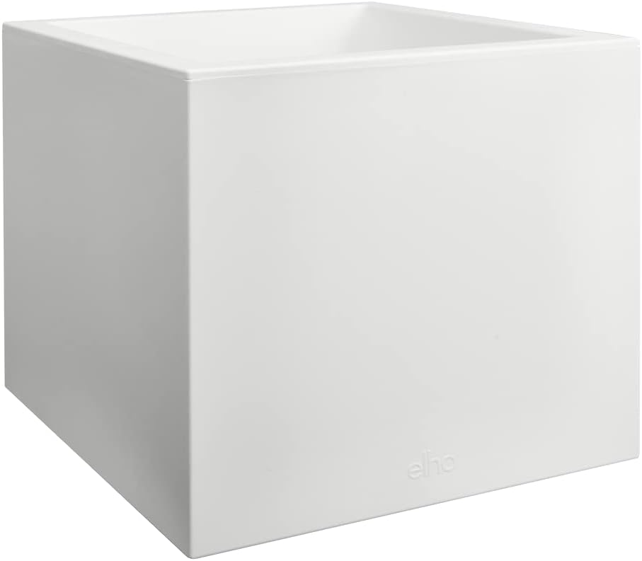 VASO VIVO NEXT SQUARE 40CM WHITE