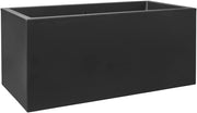 VASO VIVO NEXT LONG 60CM LIVING BLACK NERO