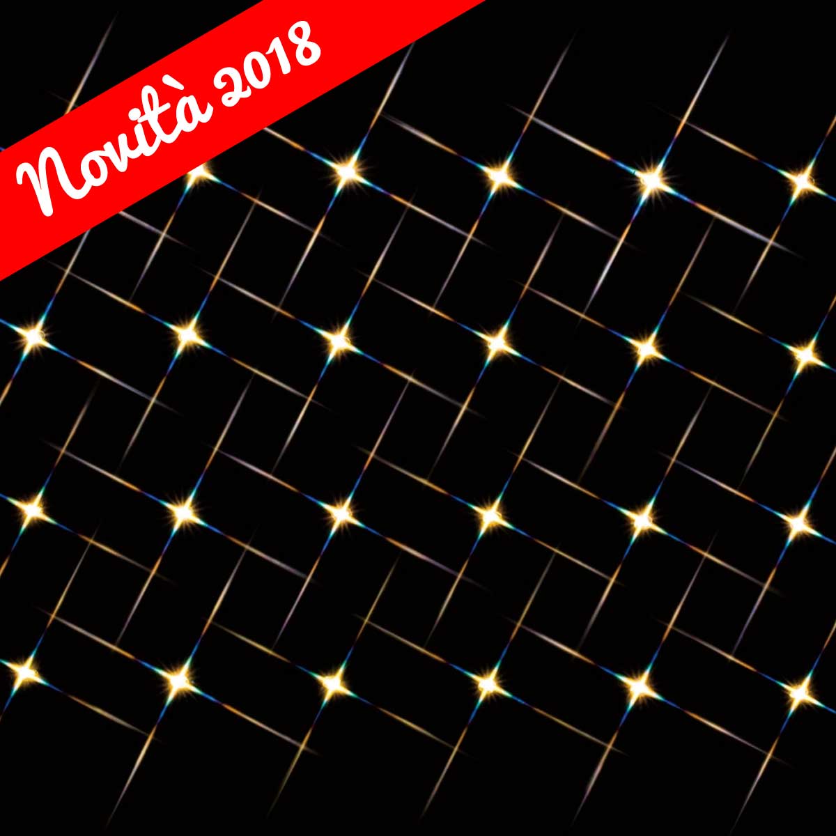 LUCI LED LAMPEGGIANTI GIALLE - SUPER BRIGHT 24 YELLOW LIGHT STRING