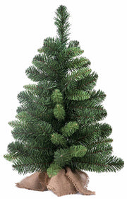 PINETTO VERDE 60CM CON BASE IN JUTA