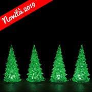 ALBERI LUMINOSI PICCOLI MULTICOLOR - CRYSTAL LIGHTED TREE, 3 COLOR CHANGEABLE, SMALL