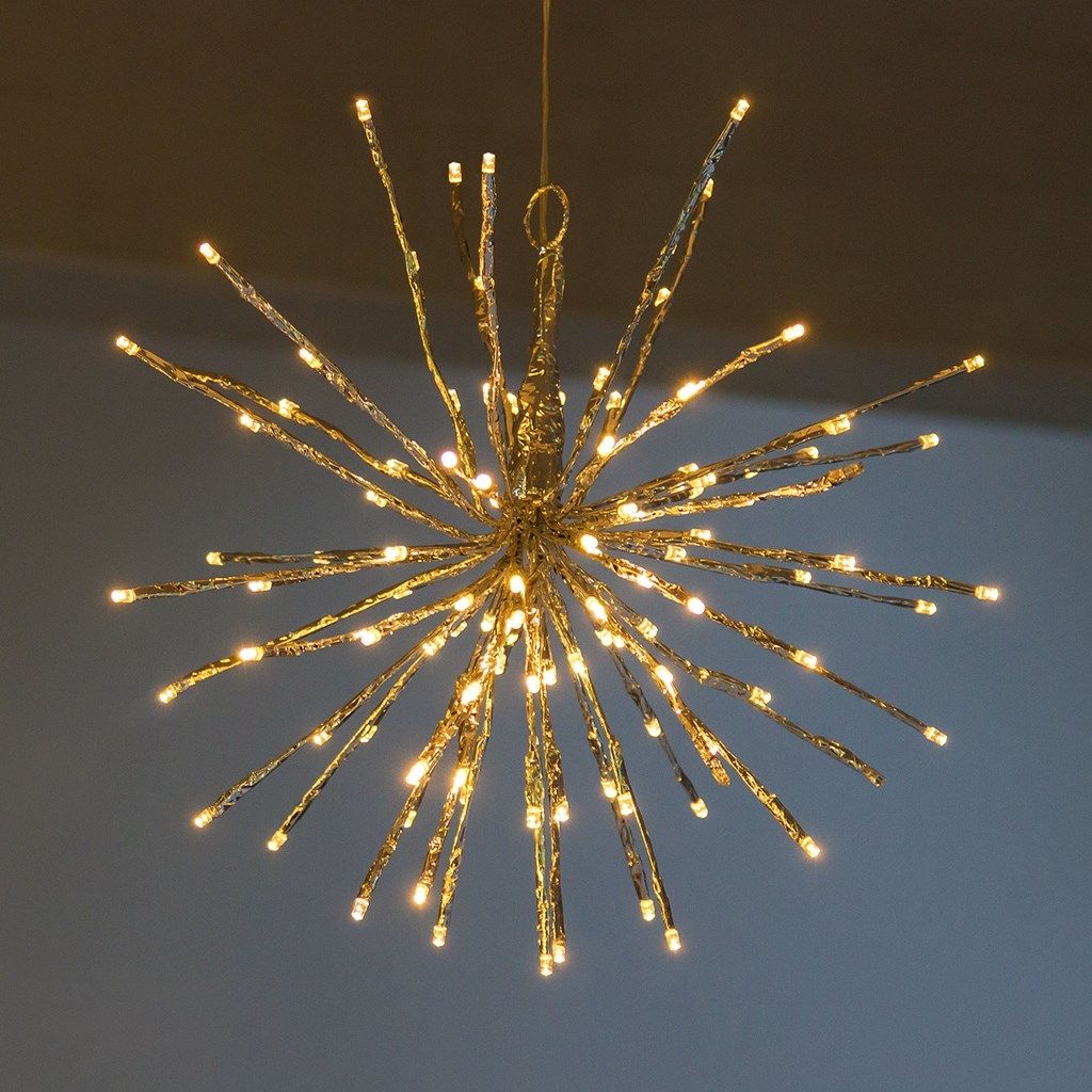 Ramo Argento Twigball 120 LED Classic FlashLED Diamond D40CM Peraga Christmas