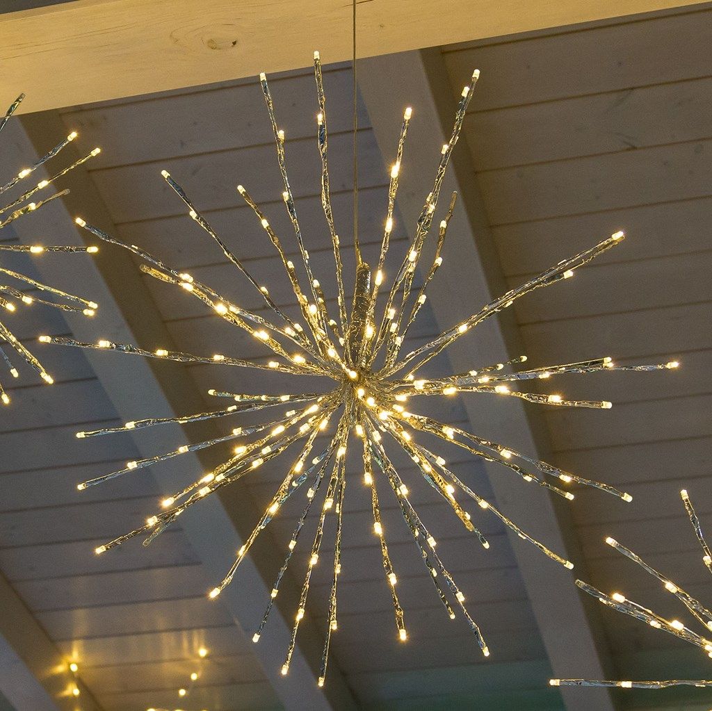 Ramo Argento Twigball 200 LED FlashLED Diamond D60CM Classic Peraga Christmas