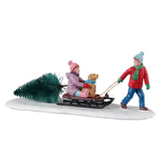 Bringing Home Our Tree - LEMAX COD. 33628