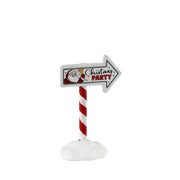 CARTELLO PARTY DI NATALE - CHRISTMAS PARTY SIGN