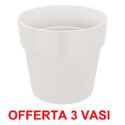 OFFERTA 3 VASO B.FOR ORIGINAL ROUND MINI 9CM WHITE