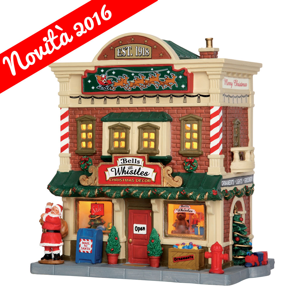 NEGOZIO DECORAZIONI DI NATALE - BELLS & WHISTLES