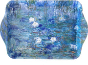 Vassoio portagioie Ninfee Monet Metallo 21 x 14 cm Blu Verde Enesco