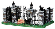 Spooky Iron Gate And Fence, Set Of 5 - LEMAX COD. 34606