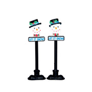 LAMPIONI A PUPAZZO DI NEVE - SNOWMAN STREET LAMP