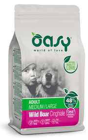 OASY SACCO CROCCHETTE CANE ADULTO MEDIUM/LARGE CINGHIALE 12KG