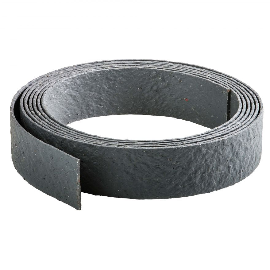 BORDO FLESSIBILE ORNAMENTALE ROCKS M.10 - H.12CM GRIGIO