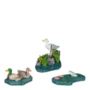 Heron and Ducks - Luville