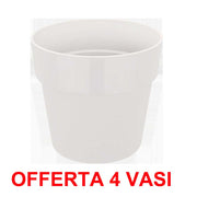 OFFERTA 4 VASO B.FOR ORIGINAL ROUND 14CM BIANCO