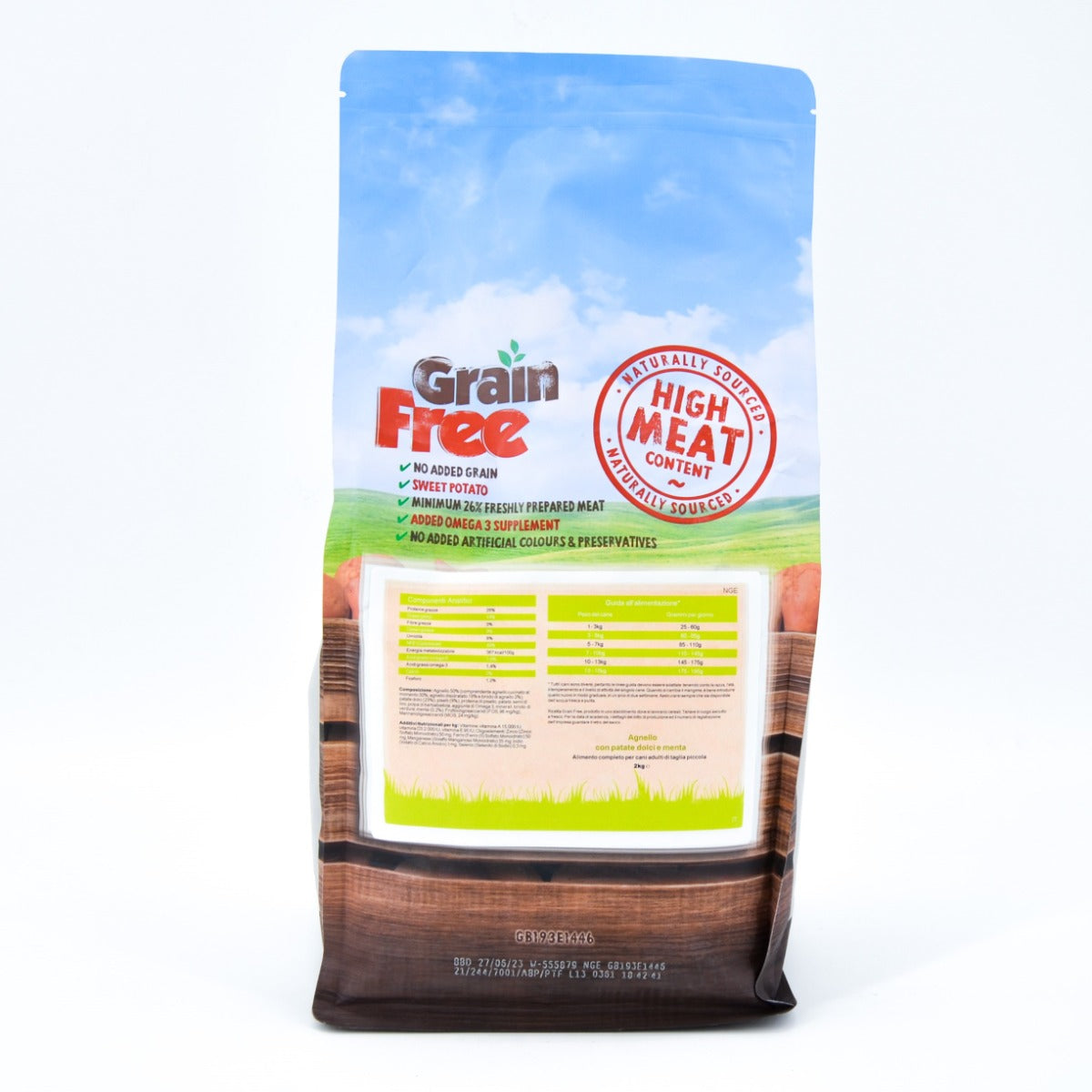 CROCCHETTE PERAGA GRAIN FREE PER CANE ADULTO TAGLIA PICCOLA 2KG AGNELLO