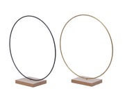 1 DECORAZIONE IN FERRO NERO / ORO D.30CM ASSORTITA