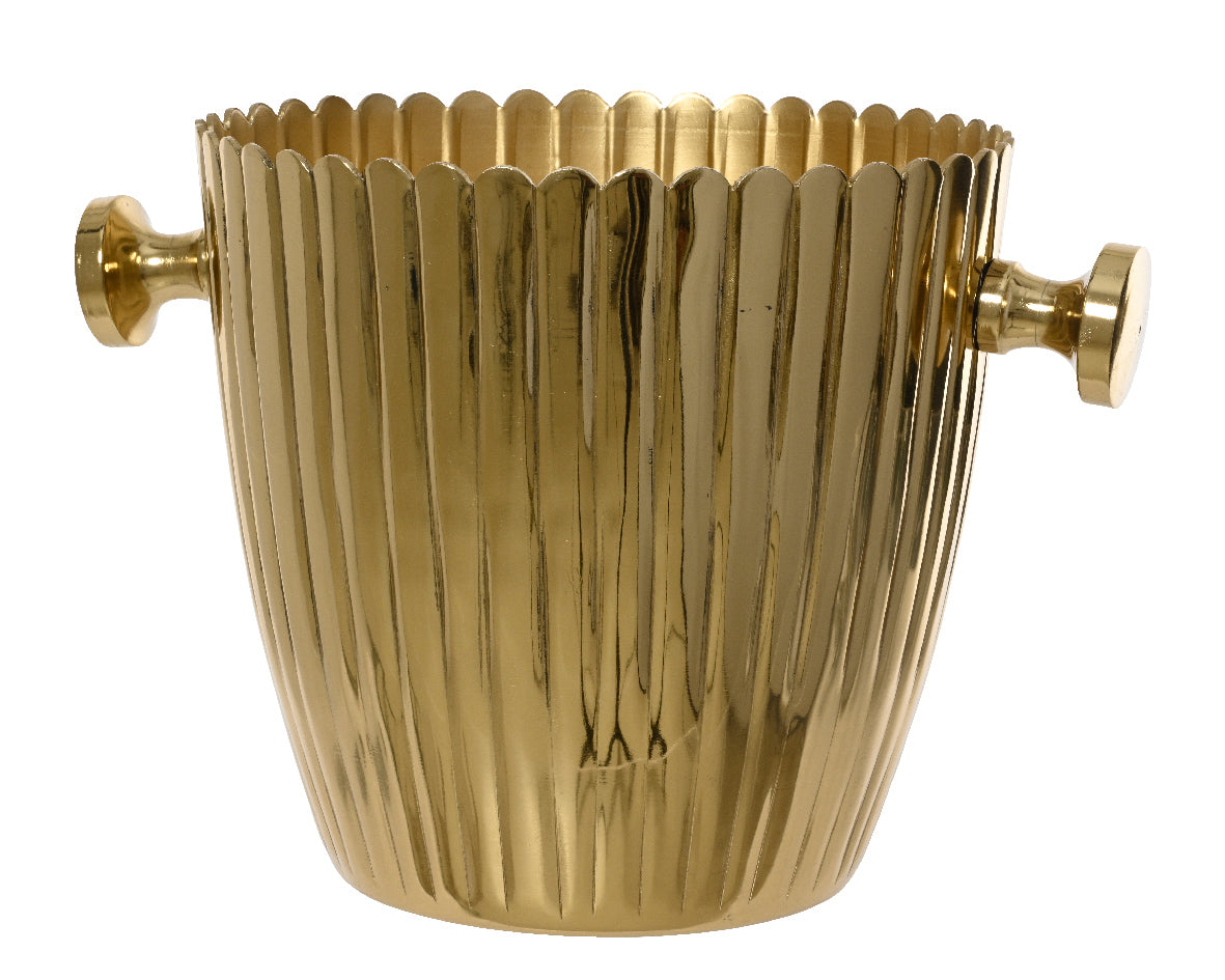 SECCHIELLO REFRIGERATORE PER VINO IN ALLUMINIO - ORO