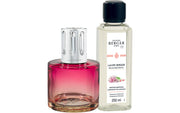 Lampe Berger - Cofanetto Diffusore catalitico PURE Rose con 250ml Sous les Magnolias