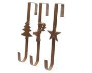 1 GANCIO DECORATIVO NATALIZIO 11X7X29 MARRONE