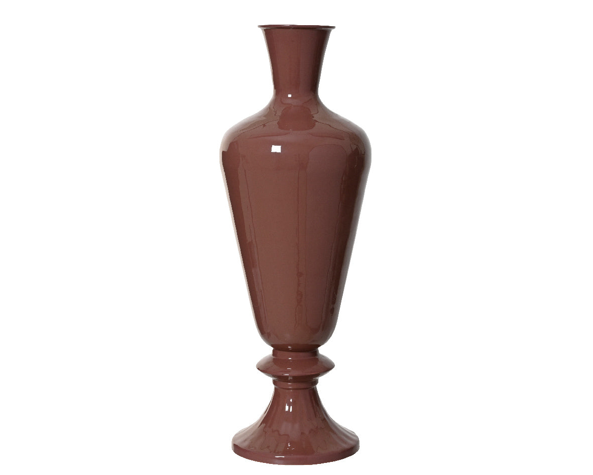 VASO DECORATIVO LUCIDO VINTAGE PINK D20 CM
