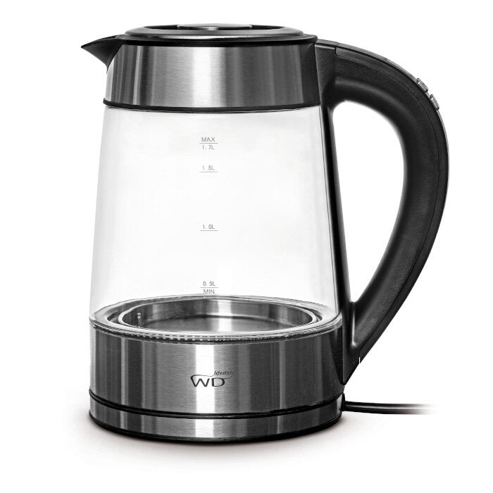 BOLLITORE ELETTRICO BOROSILICATO CON LUCI LED