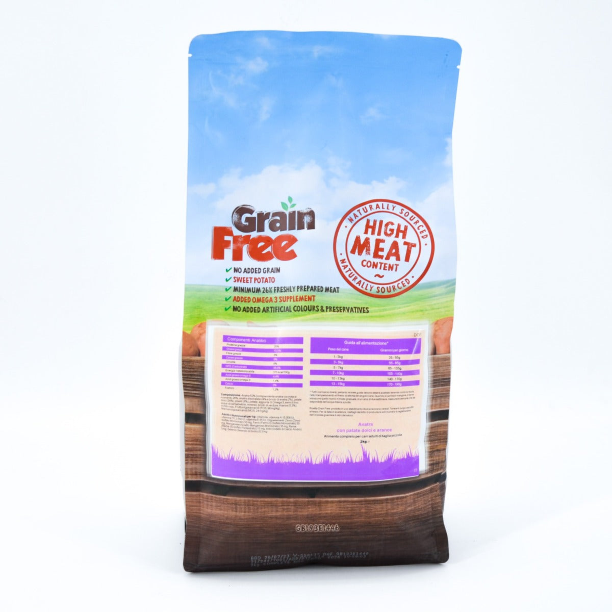 CROCCHETTE PERAGA GRAIN FREE PER CANE ADULTO TAGLIA PICCOLA 2KG ANATRA