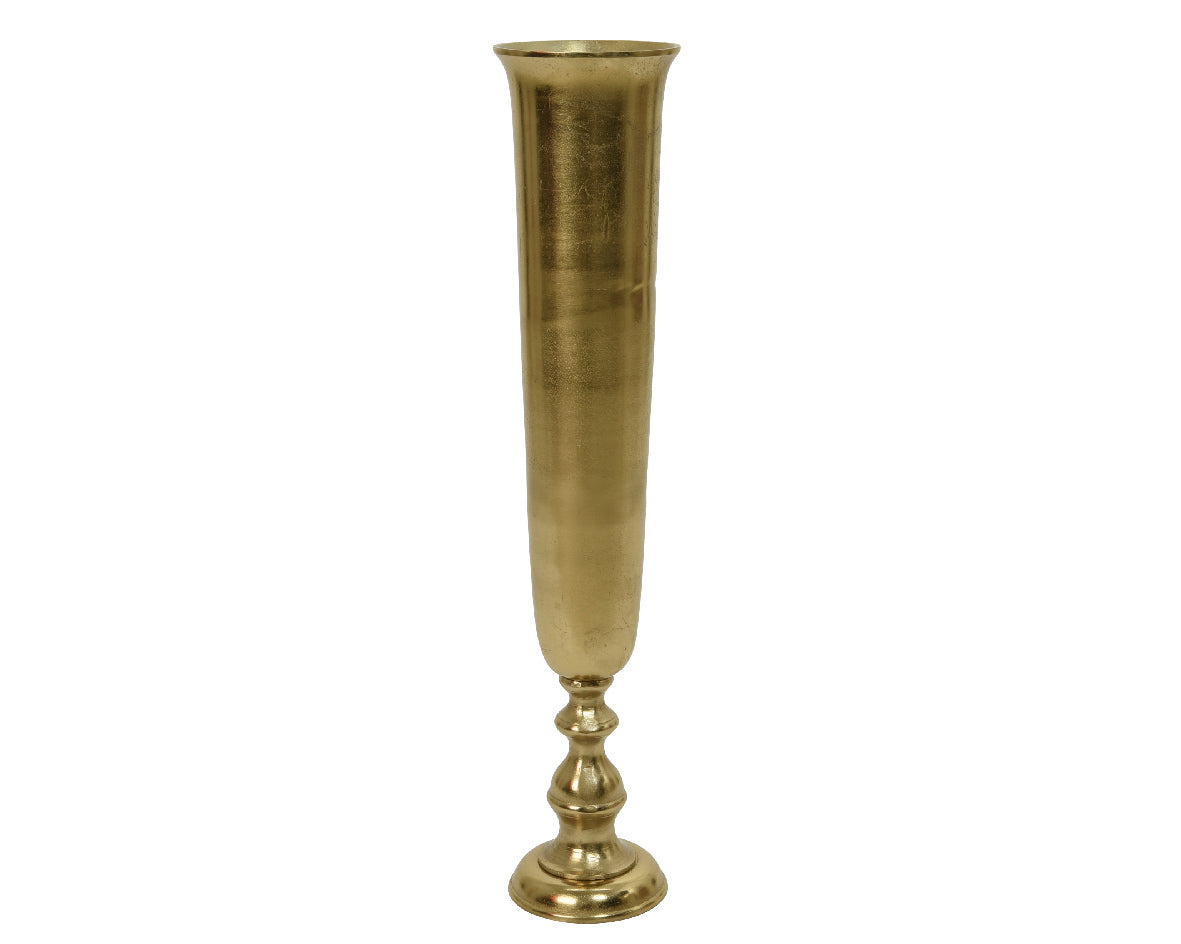 VASO IN ALLUMINIO 12X51CM COLORE ORO
